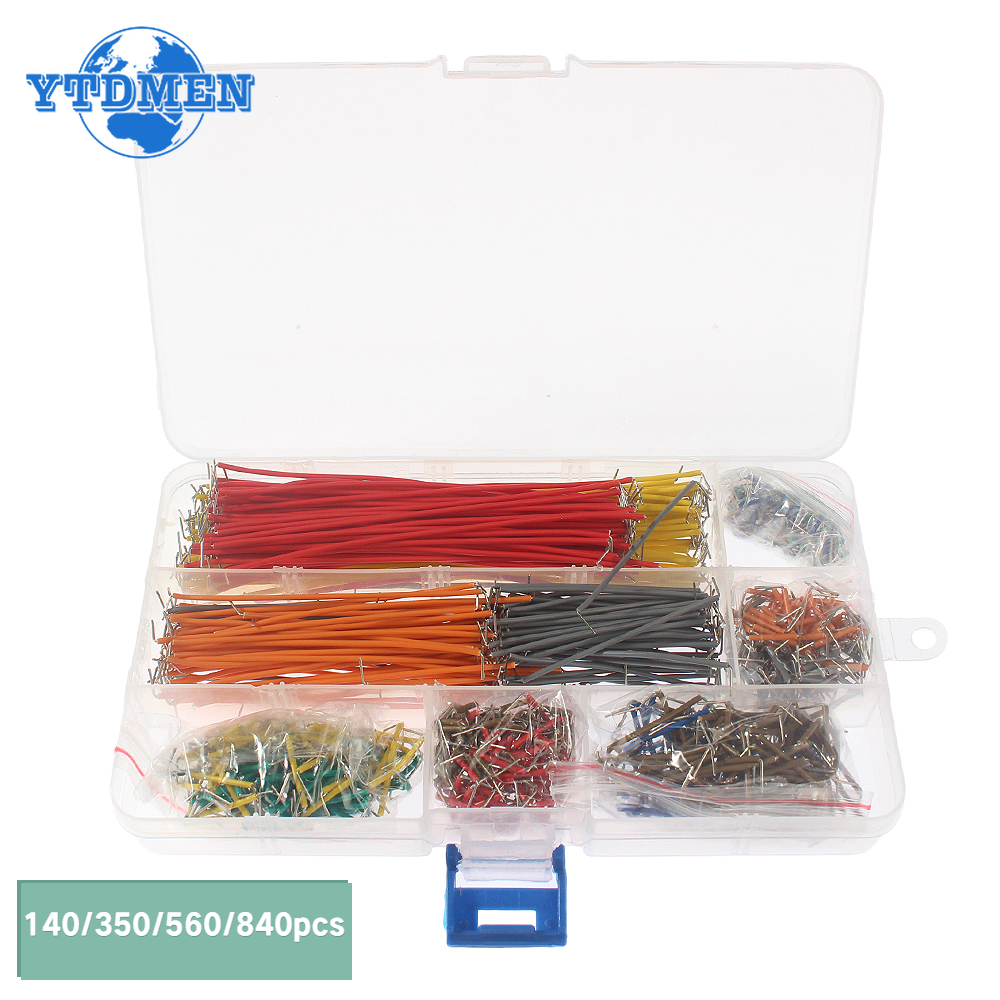 Diy Electronics Breadboard - 140/350/560/840pcs Breadboard Jumper Wire Kit with