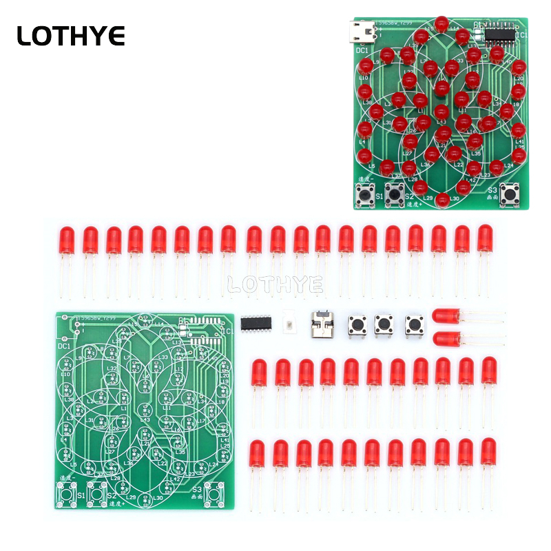 Diy Electronic Components - 43 LED Multi Style Pattern Electronic