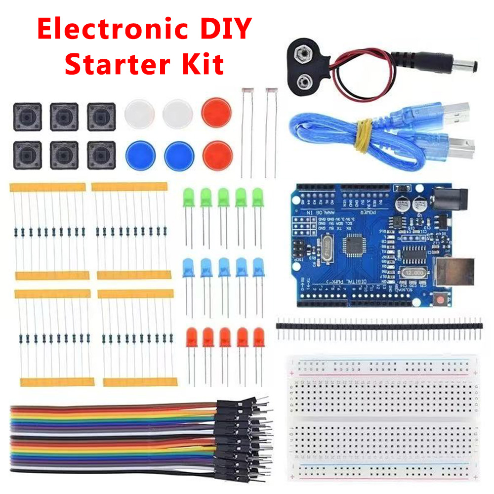 Diy Electronics Breadboard - Electronic DIY Starter Kit For arduino