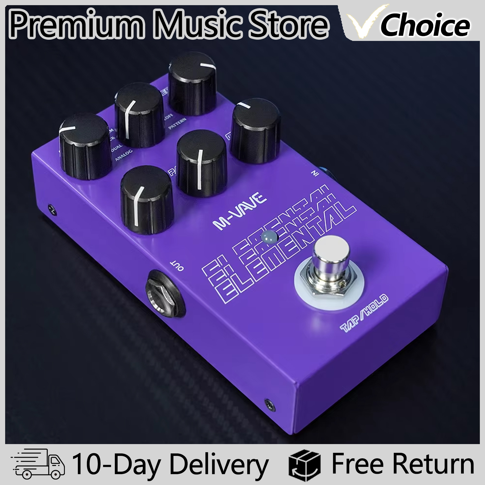 Diy Guitar Electronics - M-VAVE Electric Guitar Effect Pedal Elemental