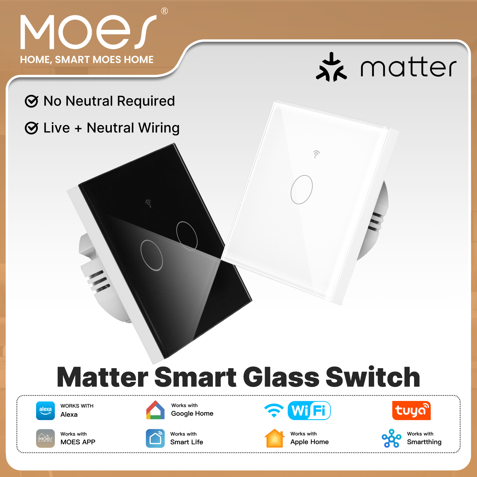 Diy Home Electronics - MOES Tuya Matter WiFi Smart Light