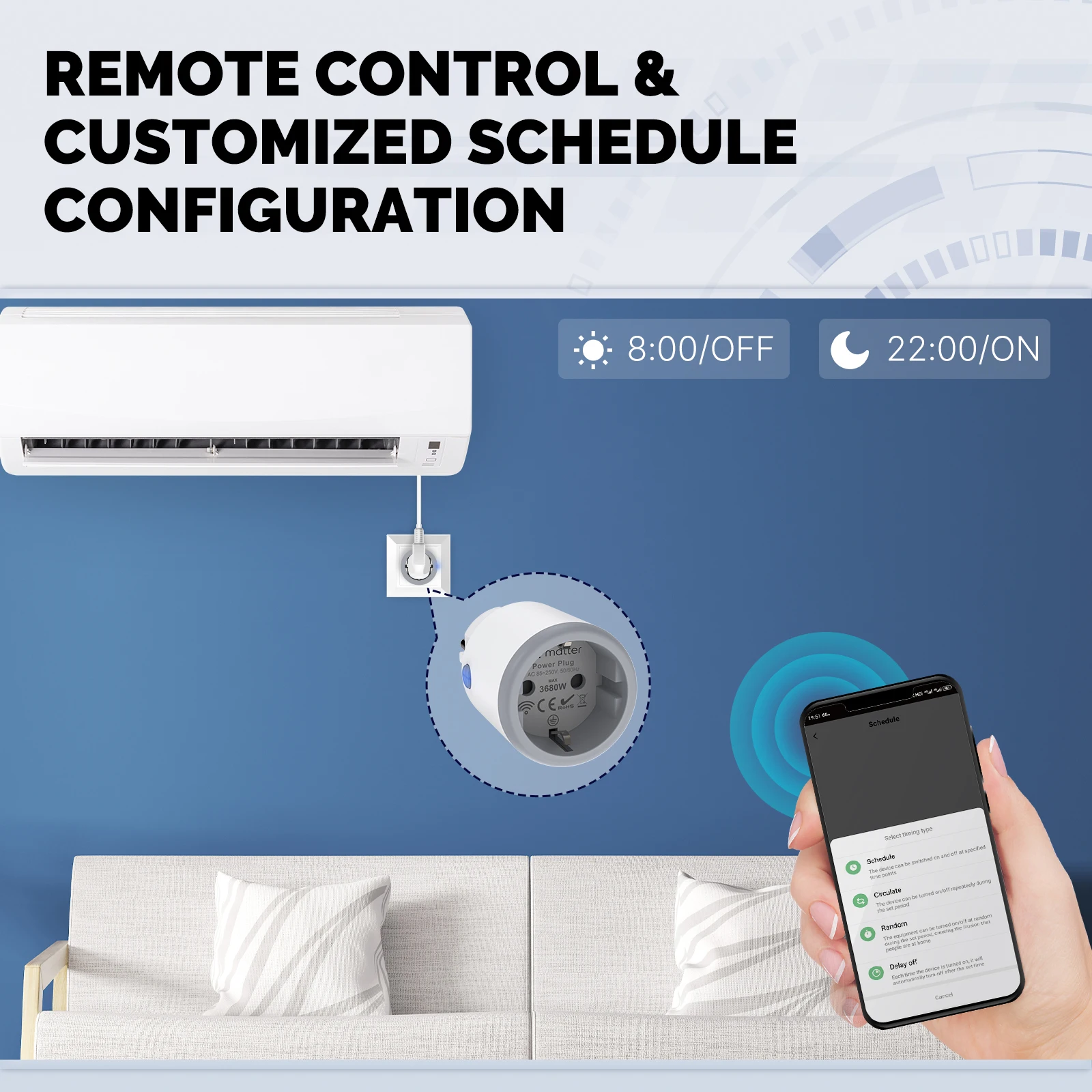 MOES Smart EU/US/UK Plug Matte - Diy Home Electronics 리뷰 및 가격