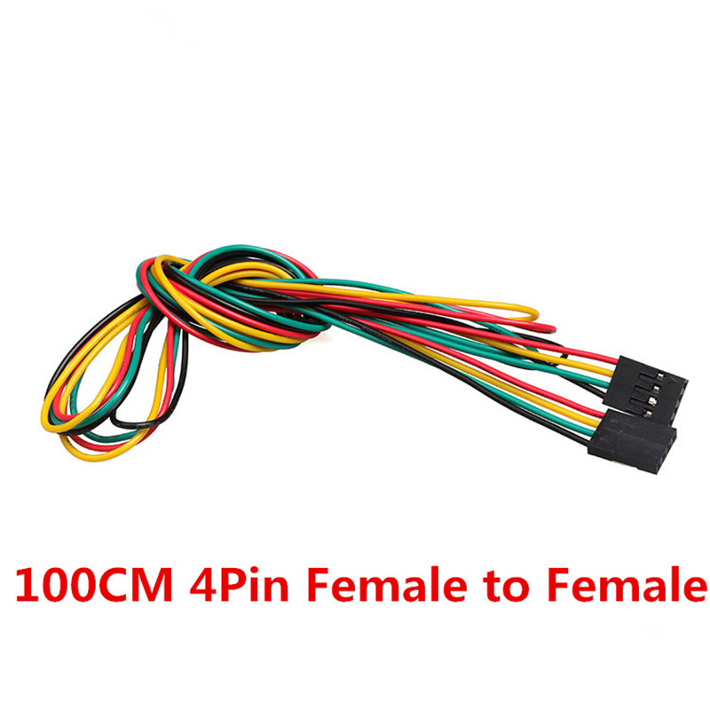 10pcs/lot 4pin 100cm M-M / M-F - Diy Electronics Breadboard 리뷰 및 가격