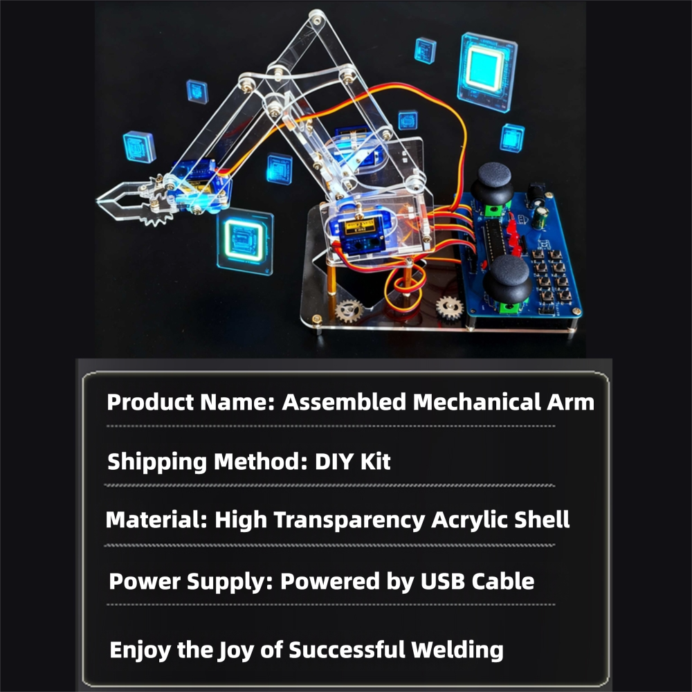 Complete DIY Robotic Arm Assem - Hobby Diy Electronics Kit 리뷰 및 가격