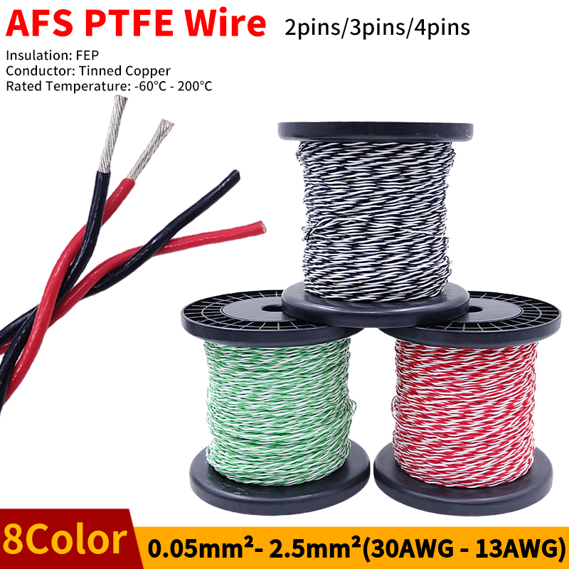 PTFE Wire AFS200 2pins 26/25/2 - Diy Electronics Music 리뷰 및 가격