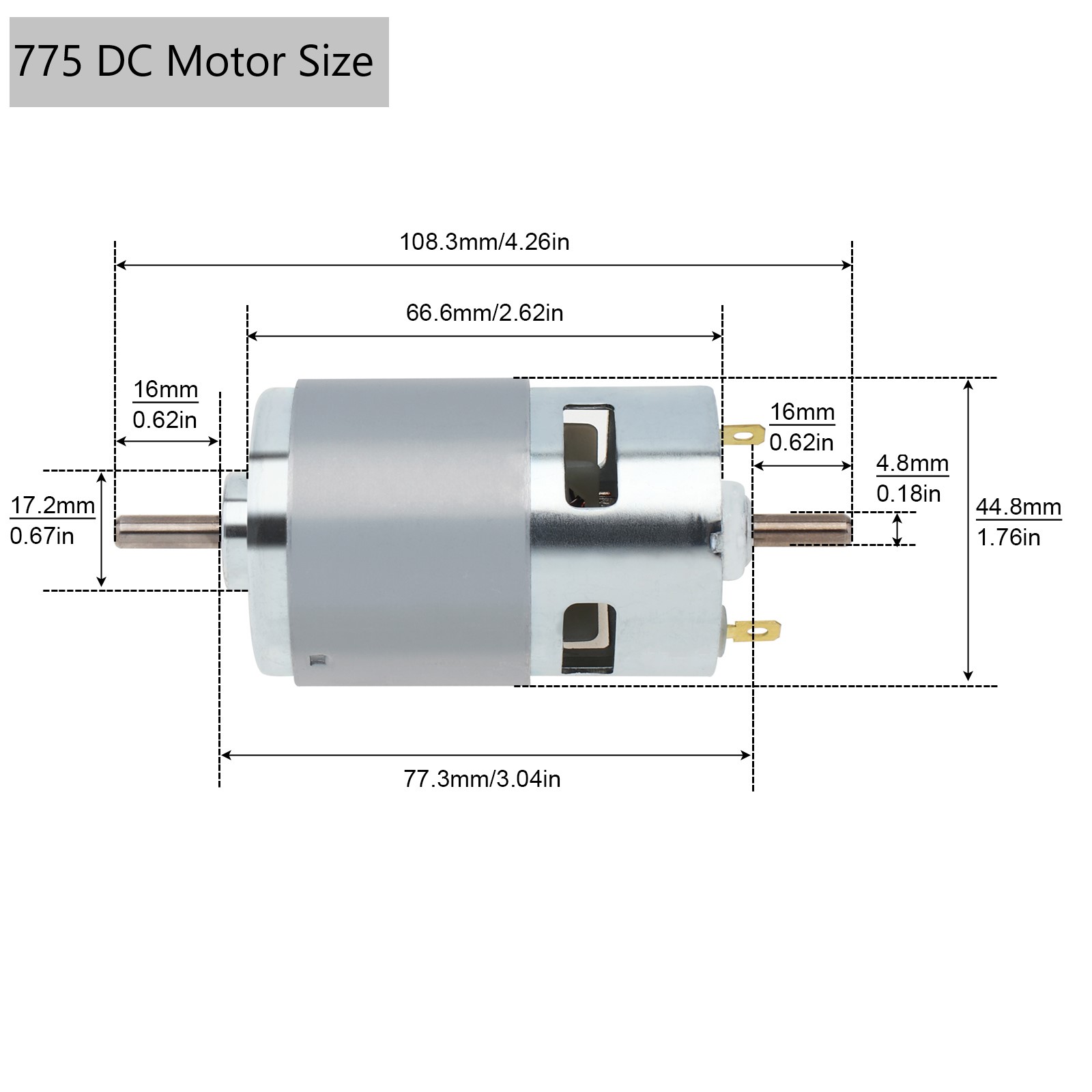 775 795 895 DC Motor 12V Dual  - Diy Electronic Components 리뷰 및 가격