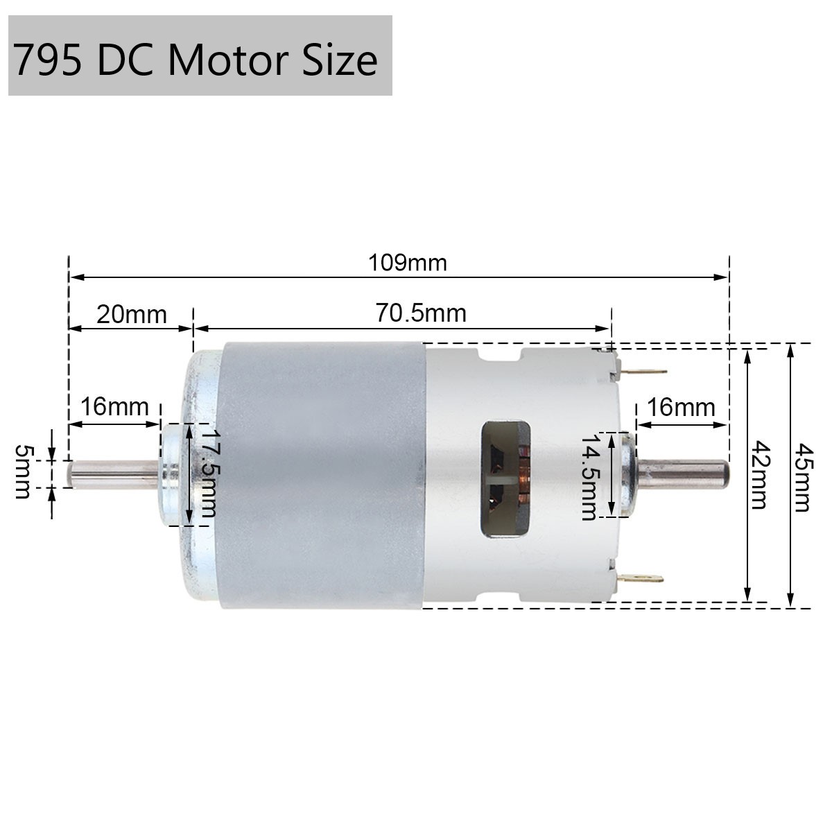 775 795 895 DC Motor 12V Dual  - Diy Electronic Components 리뷰 및 가격