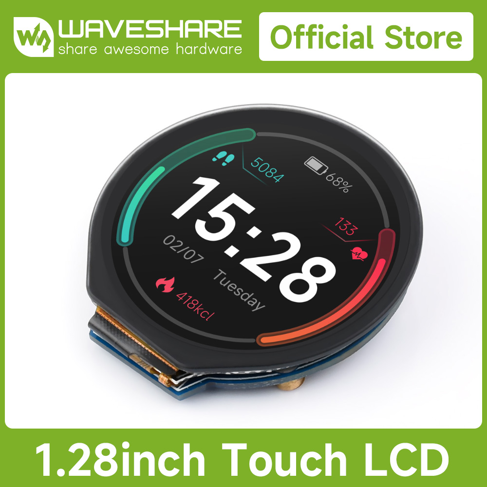 Waveshare 1.28inch Round LCD D - I2C Lcd Display 리뷰 및 가격