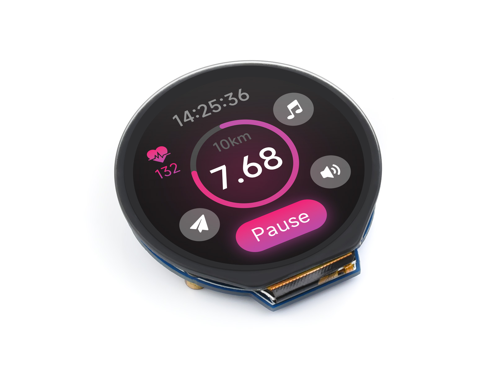 Waveshare 1.28inch Round LCD D - I2C Lcd Display 리뷰 및 가격