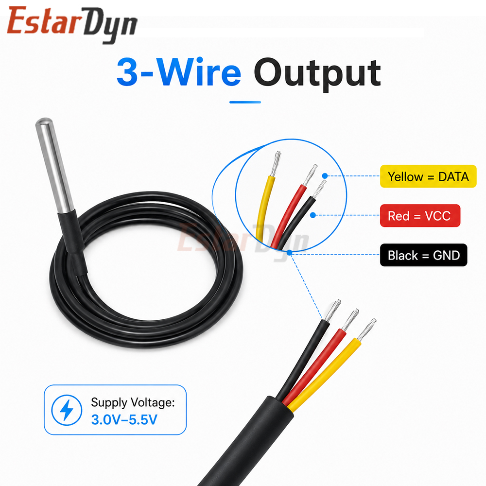 Estardyn DS18B20 Waterproof Di - Ds18B20 Temperature Sensor 리뷰 및 가격