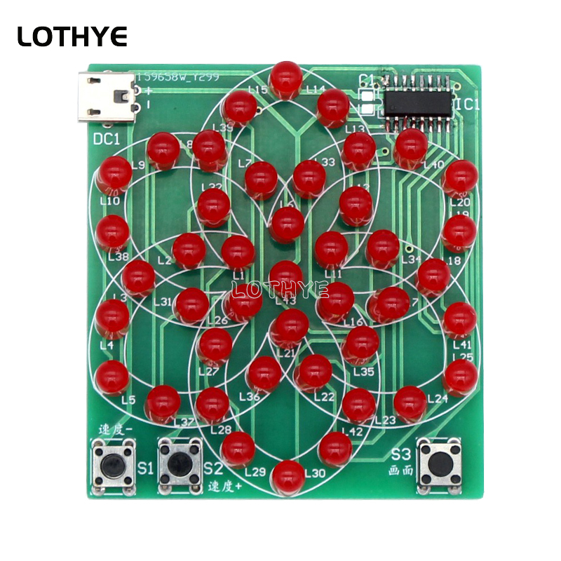43 LED Multi Style Pattern Ele - Diy Electronic Components 리뷰 및 가격