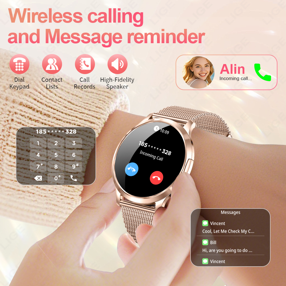 LIGE 2026 New Smart Watch Wome - Diy Electronics Music 리뷰 및 가격