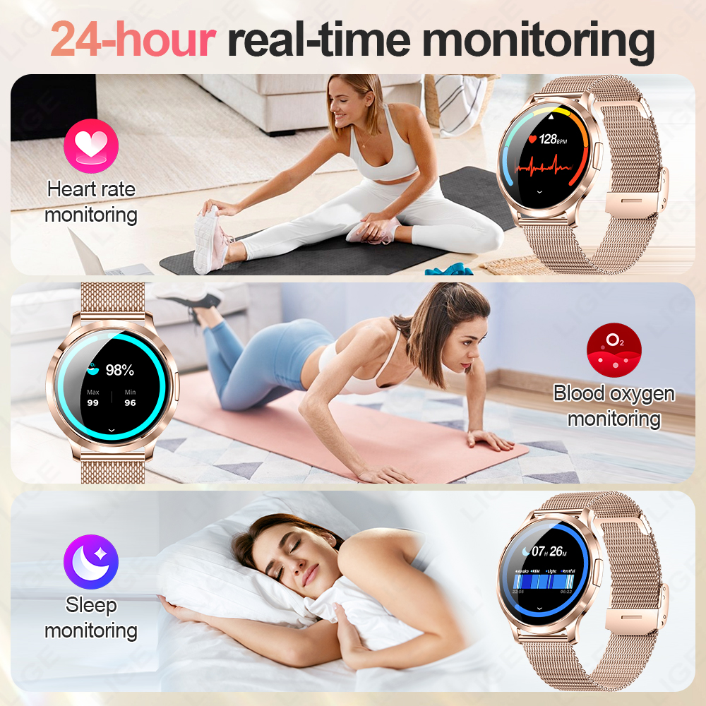 LIGE 2026 New Smart Watch Wome - Diy Electronics Music 리뷰 및 가격