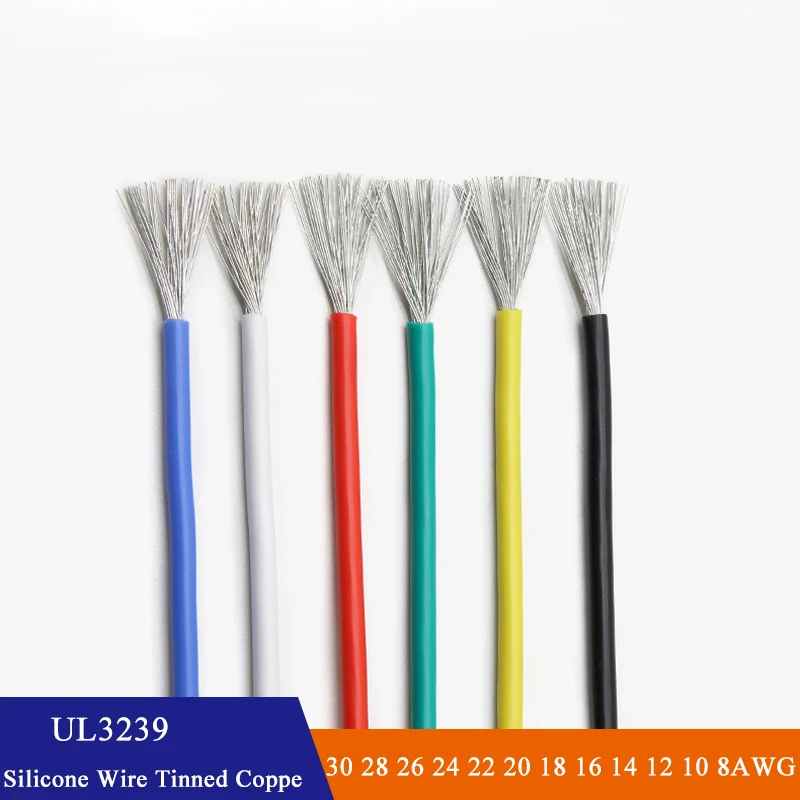 2M/5M UL3239 Silicone Wire Tin - Diy Electronics Music 리뷰 및 가격