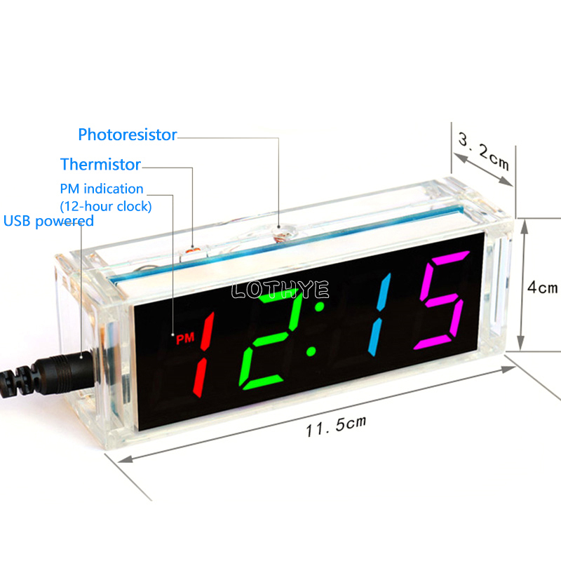 Digital Tube DIY Clock Kit Tem - Diy Home Electronics 리뷰 및 가격