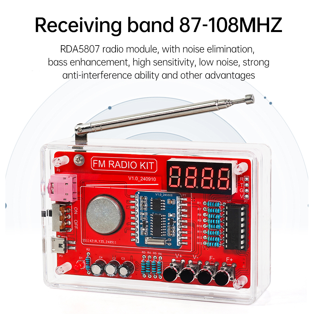  RDA5807 DIY FM Radio Electro - Hobby Diy Electronics Kit 리뷰 및 가격