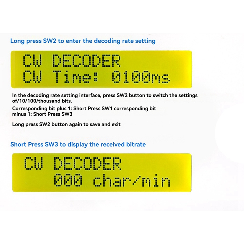 A56G-Upgraded CW Morse Code De - Diy Electronic Components 리뷰 및 가격