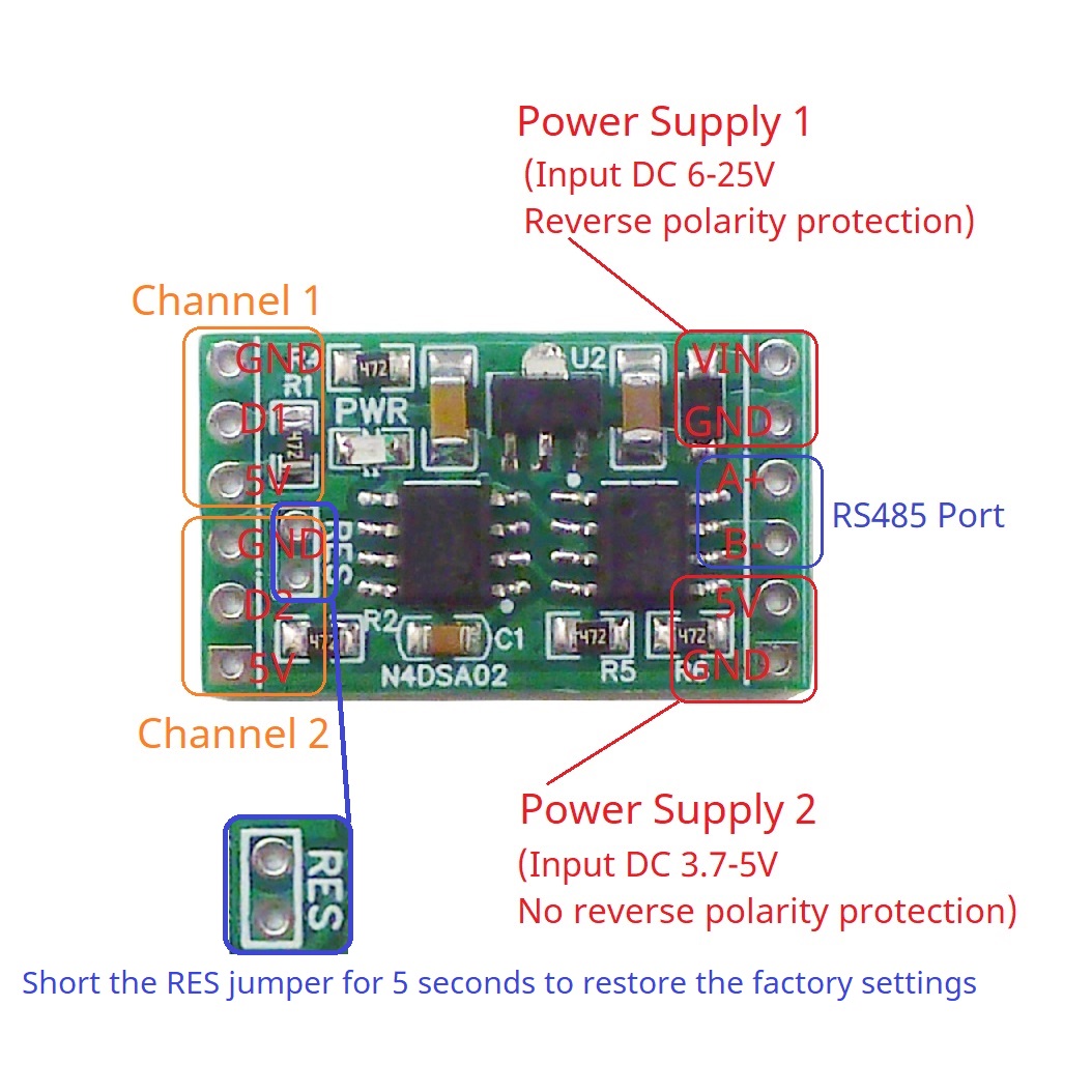 DS18B20 RS485 Adapter Board fo - Ds18B20 Temperature Sensor 리뷰 및 가격