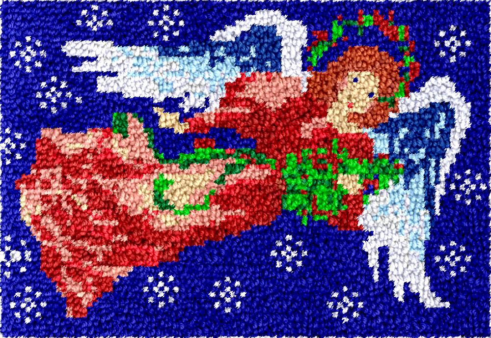 smyrna large Latch Hook Rug Ki - Hobby Diy Electronics Kit 리뷰 및 가격