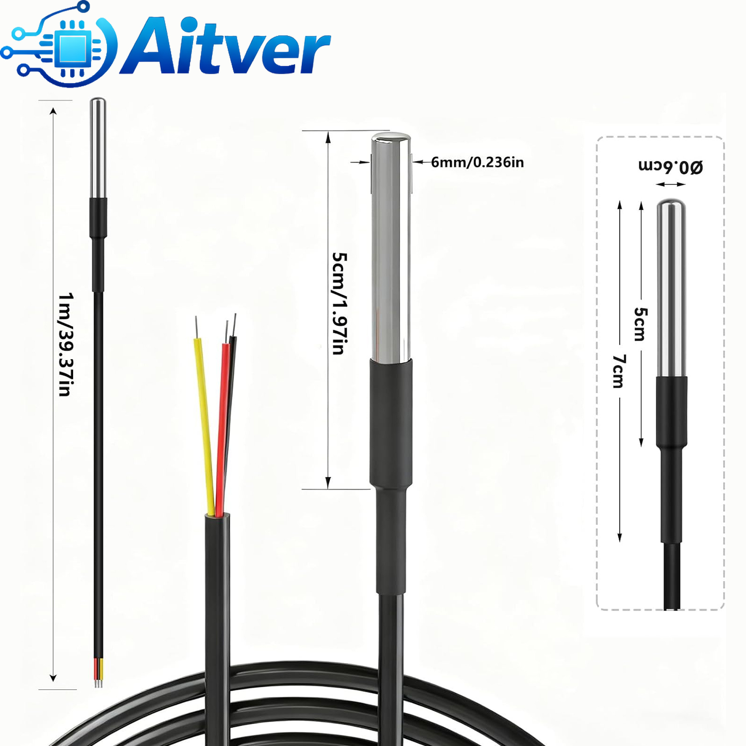 DS18B20 Waterproof Temperature - Ds18B20 Temperature Sensor 리뷰 및 가격