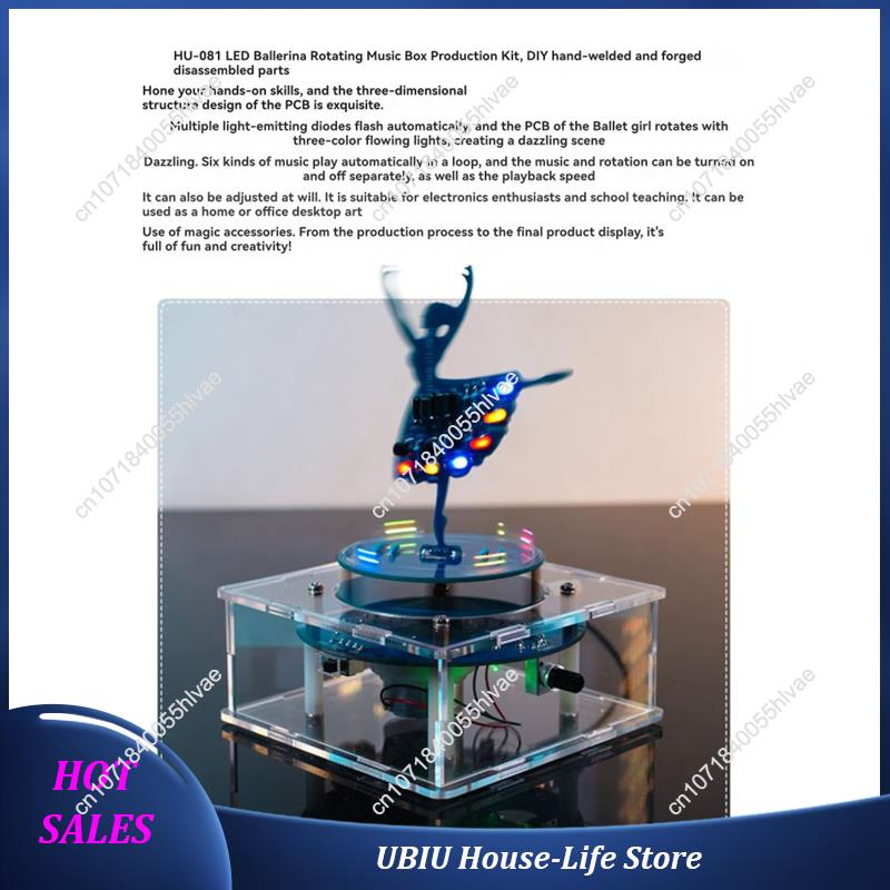 Rotating Music Box DIY Electro - Diy Electronics Music 리뷰 및 가격