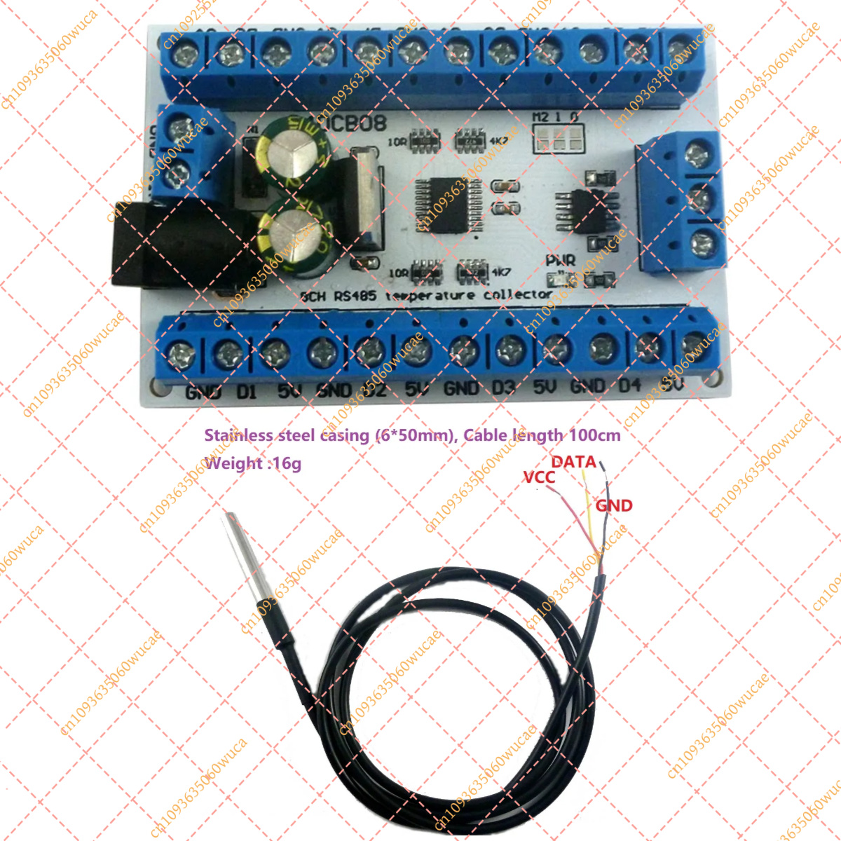 YF8CH RS485 Modbus RTU DS18B20 - Ds18B20 Temperature Sensor 리뷰 및 가격