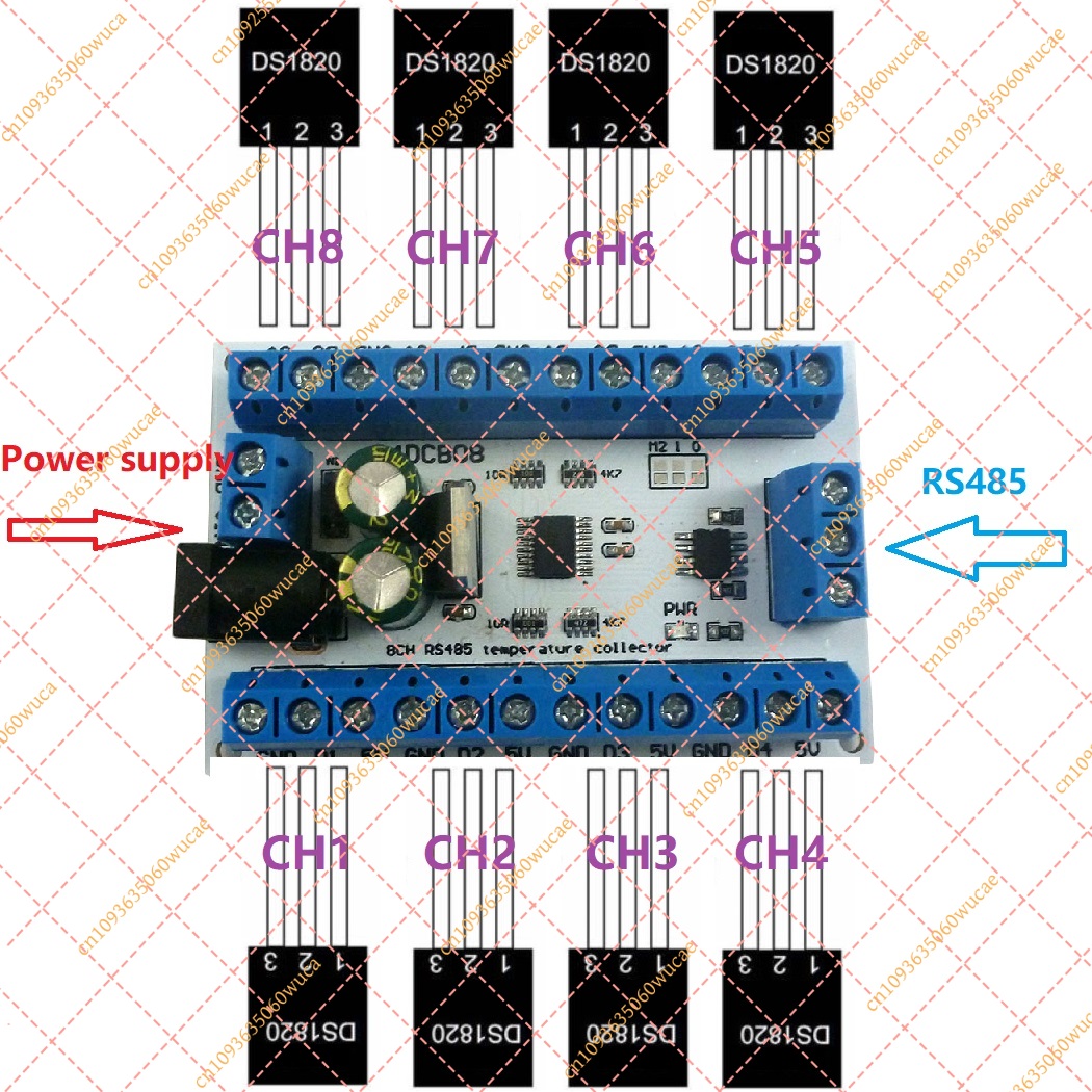 YF8CH RS485 Modbus RTU DS18B20 - Ds18B20 Temperature Sensor 리뷰 및 가격