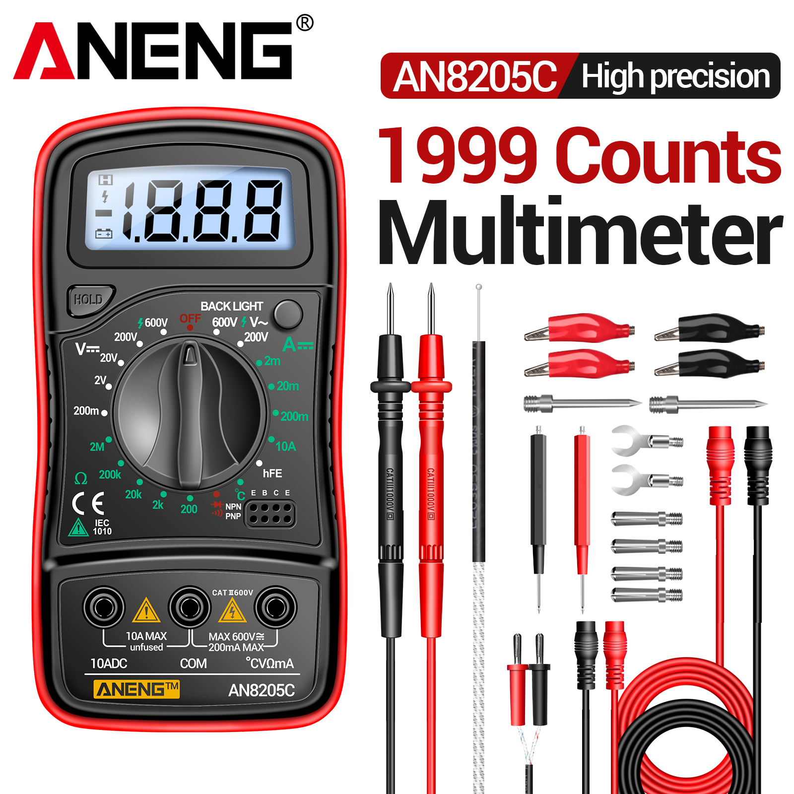 ANENG AN8205C Handheld Multime - Diy With Electronics 리뷰 및 가격