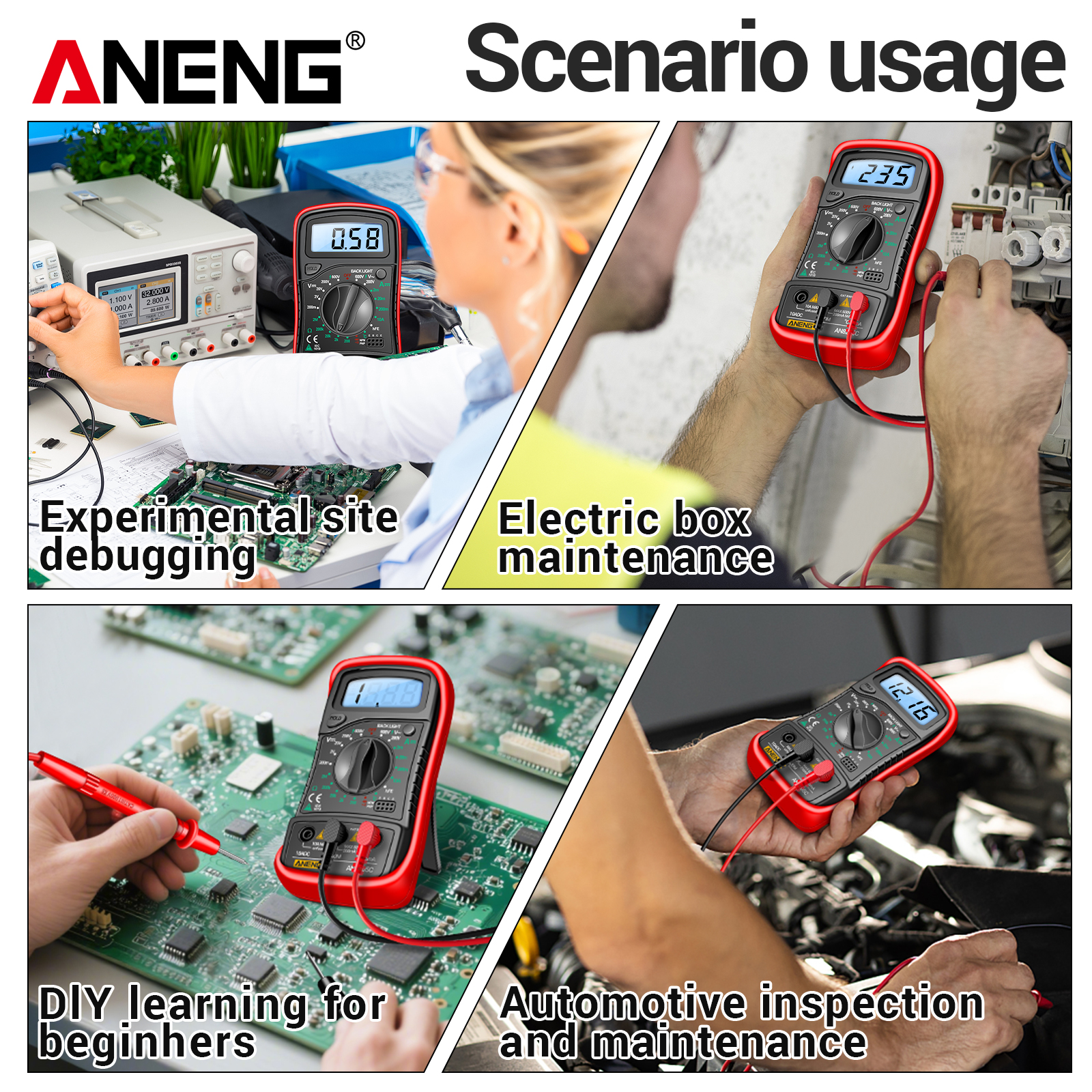 ANENG AN8205C Handheld Multime - Diy With Electronics 리뷰 및 가격