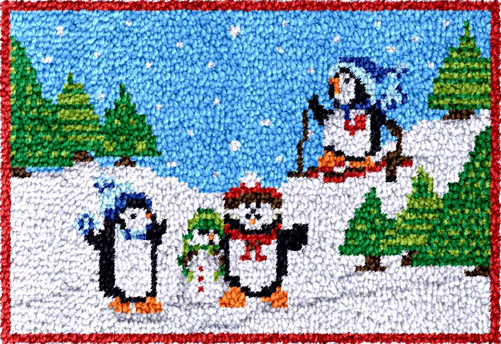 penguins Latch Hook Rug Kits w - Hobby Diy Electronics Kit 리뷰 및 가격