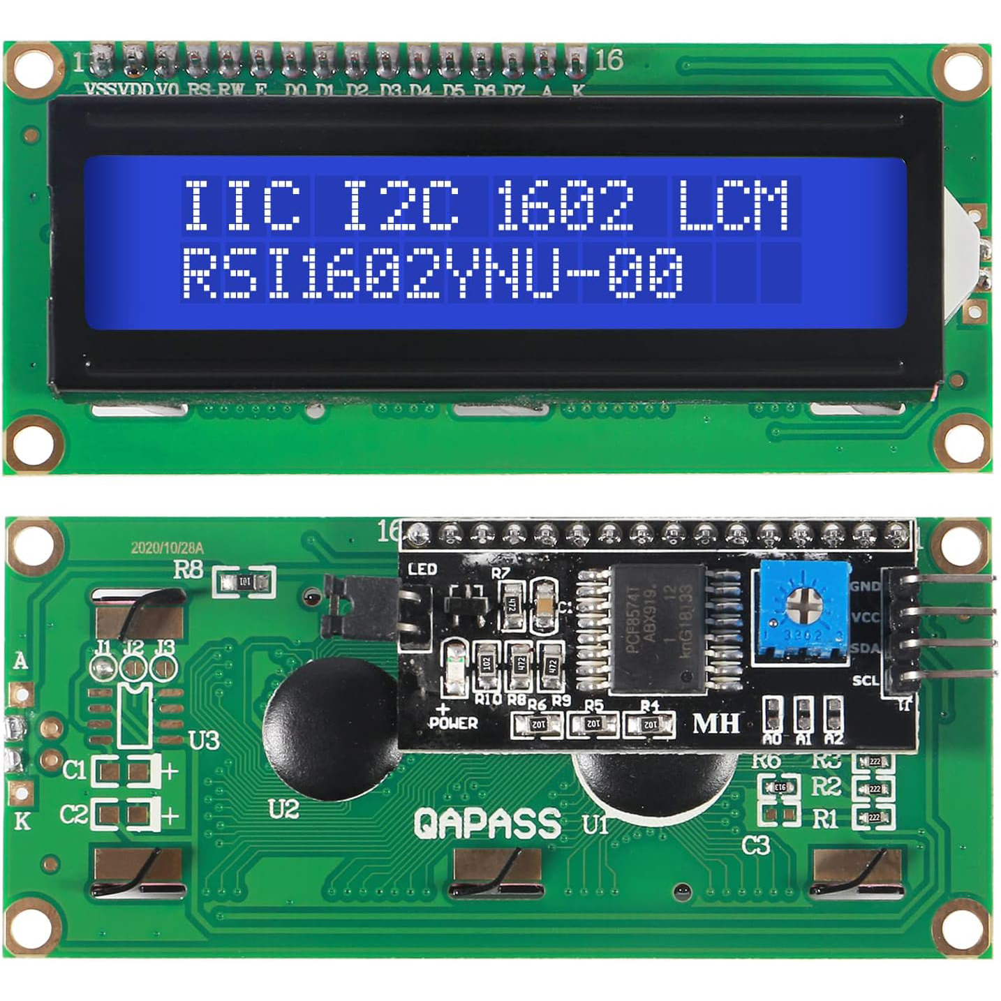 LCD1602 Screen with Backlight  - I2C Lcd Display 리뷰 및 가격