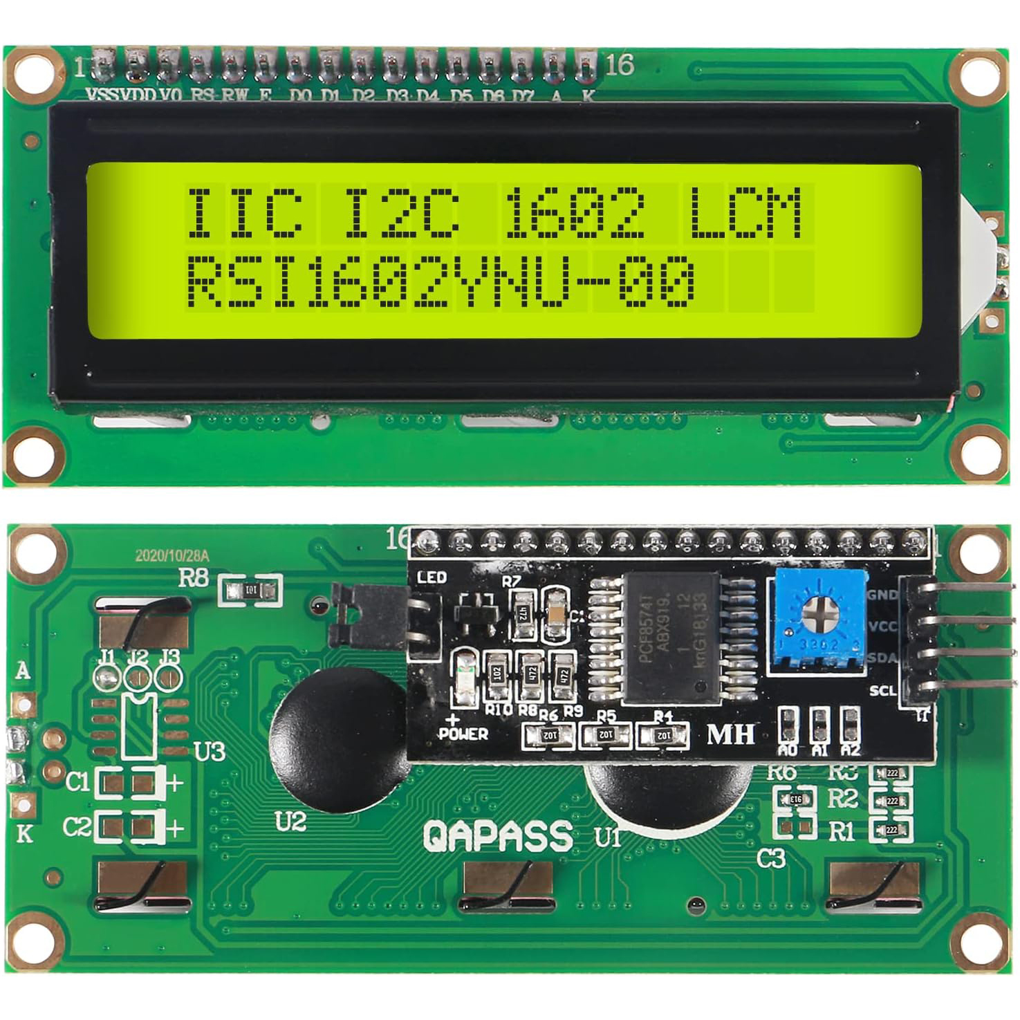 LCD1602 Screen with Backlight  - I2C Lcd Display 리뷰 및 가격