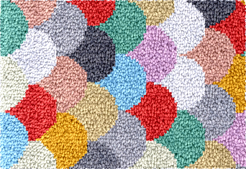geometry Large latch hook rug  - Diy Home Electronics 리뷰 및 가격