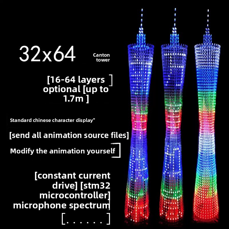 64 Layers Canton Tower DIY Ele - Diy Home Electronics 리뷰 및 가격