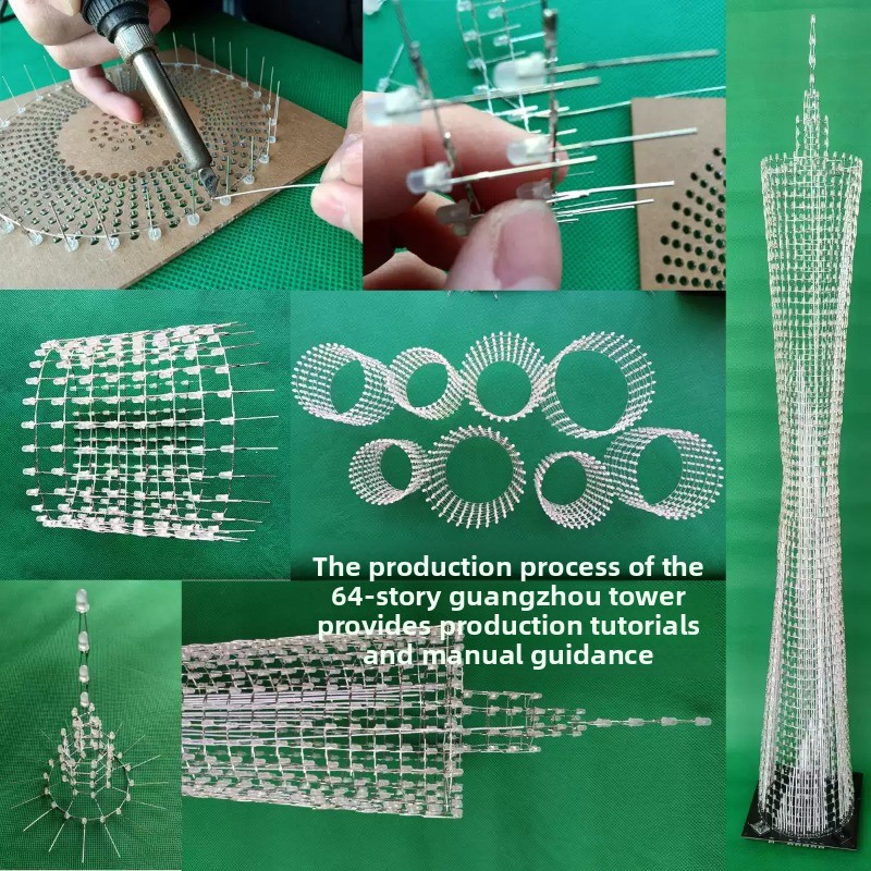 64 Layers Canton Tower DIY Ele - Diy Home Electronics 리뷰 및 가격