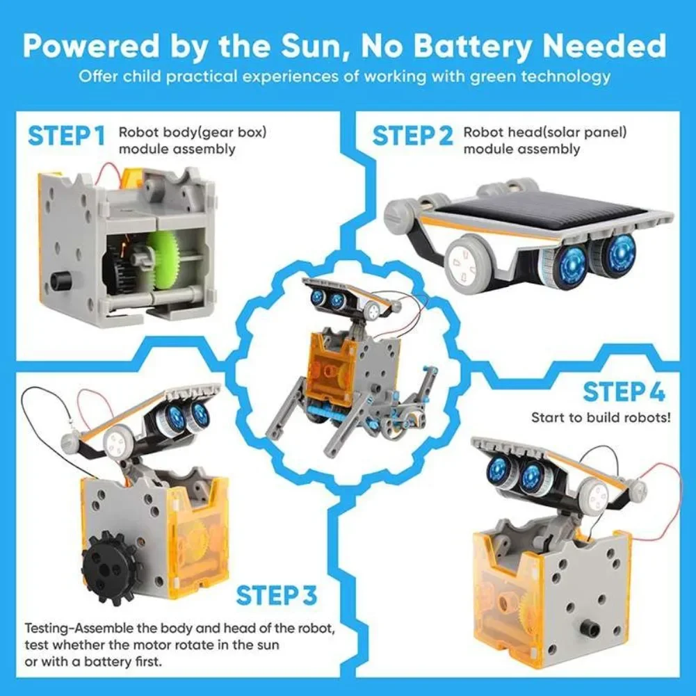 13 in 1 Solar Powered Robot Sc - Diy Home Electronics 리뷰 및 가격