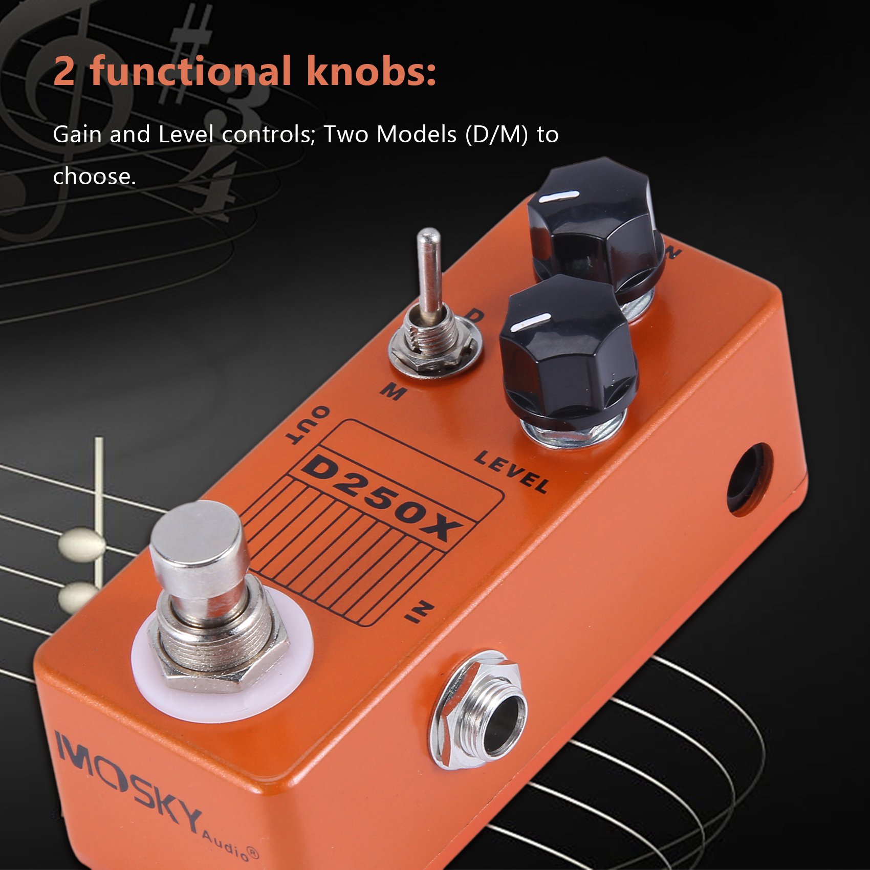 SMIEA Mosky D250X Mini Overdri - Diy Guitar Electronics 리뷰 및 가격