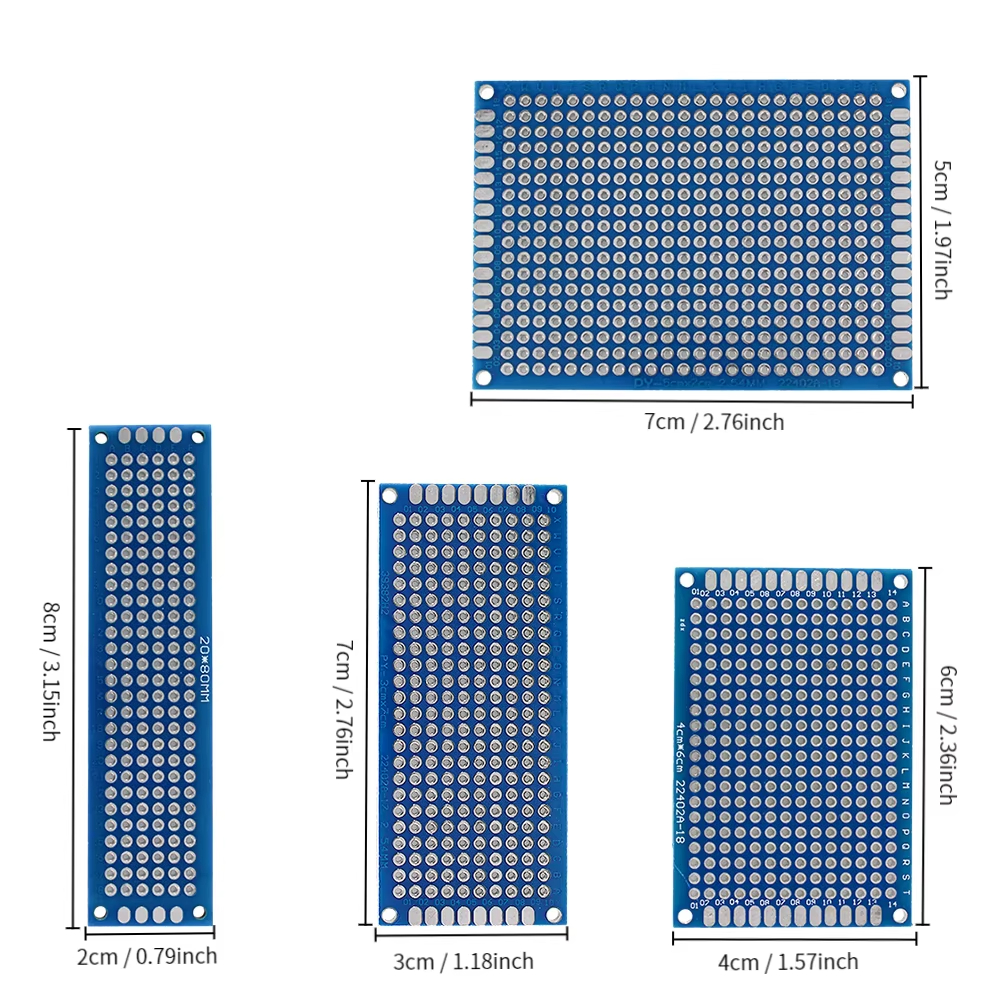 20PCS/Lot Double sided PCB kit - Diy Electronics Breadboard 리뷰 및 가격