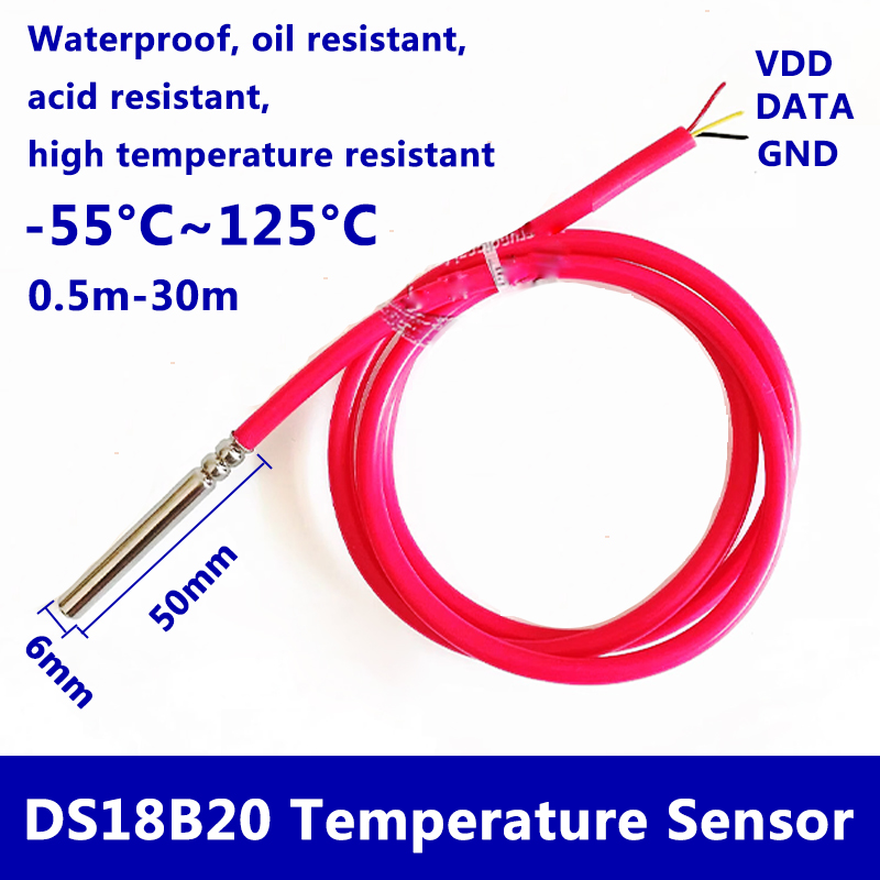 DS18B20 Waterproof Digital Tem - Ds18B20 Temperature Sensor 리뷰 및 가격