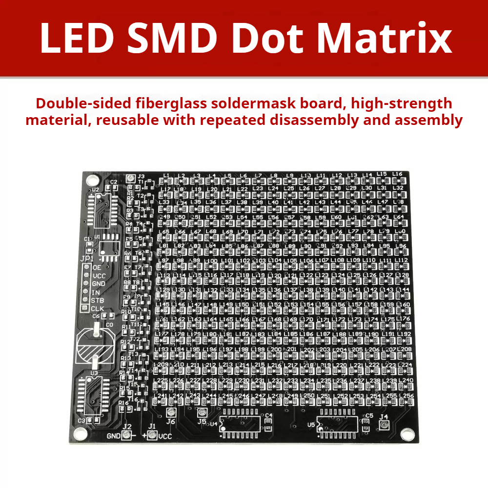 64/256 LED SMD Dot Matrix Adve - Diy Electronic Components 리뷰 및 가격